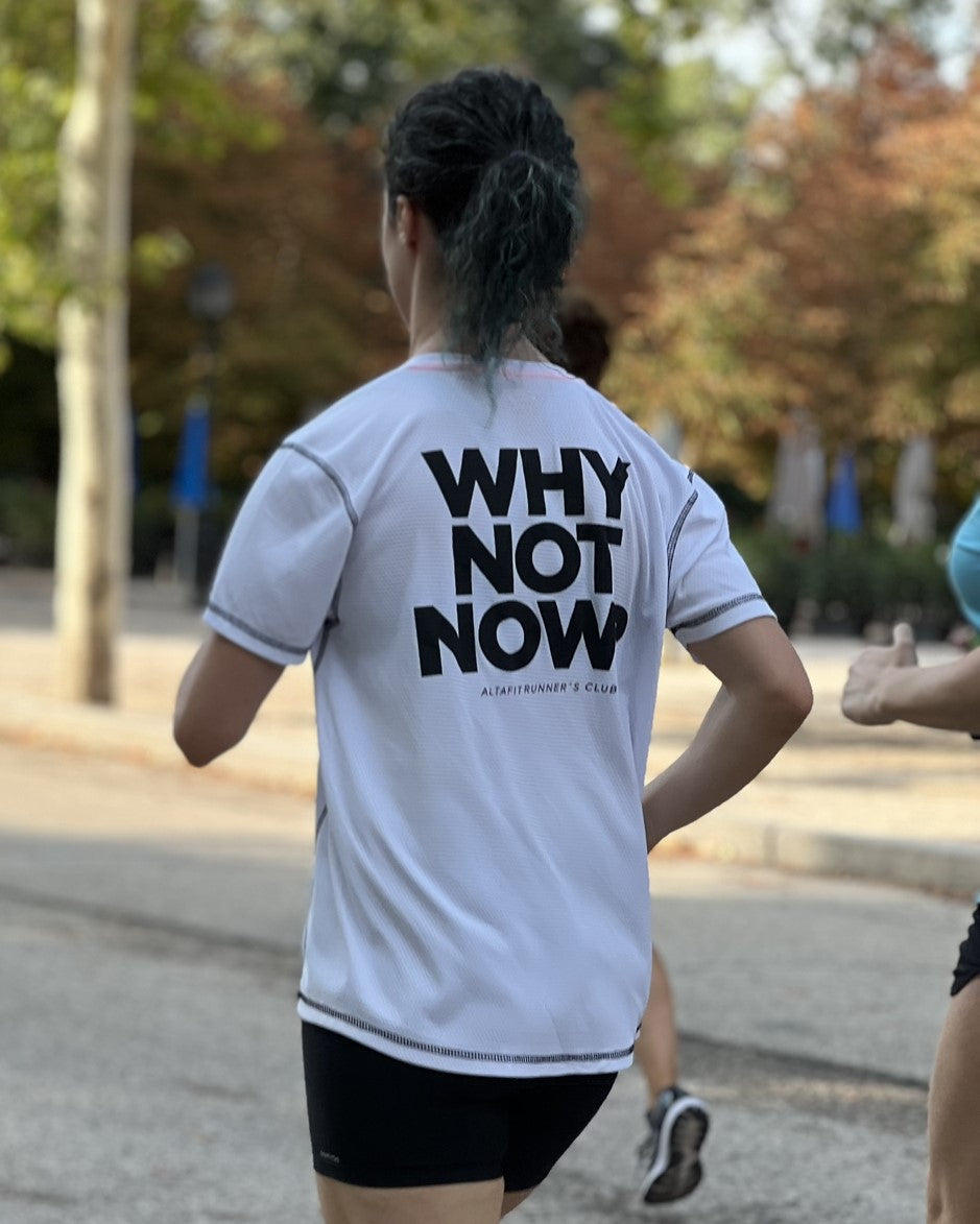 Camiseta técnica manga corta G4RUN white unisex