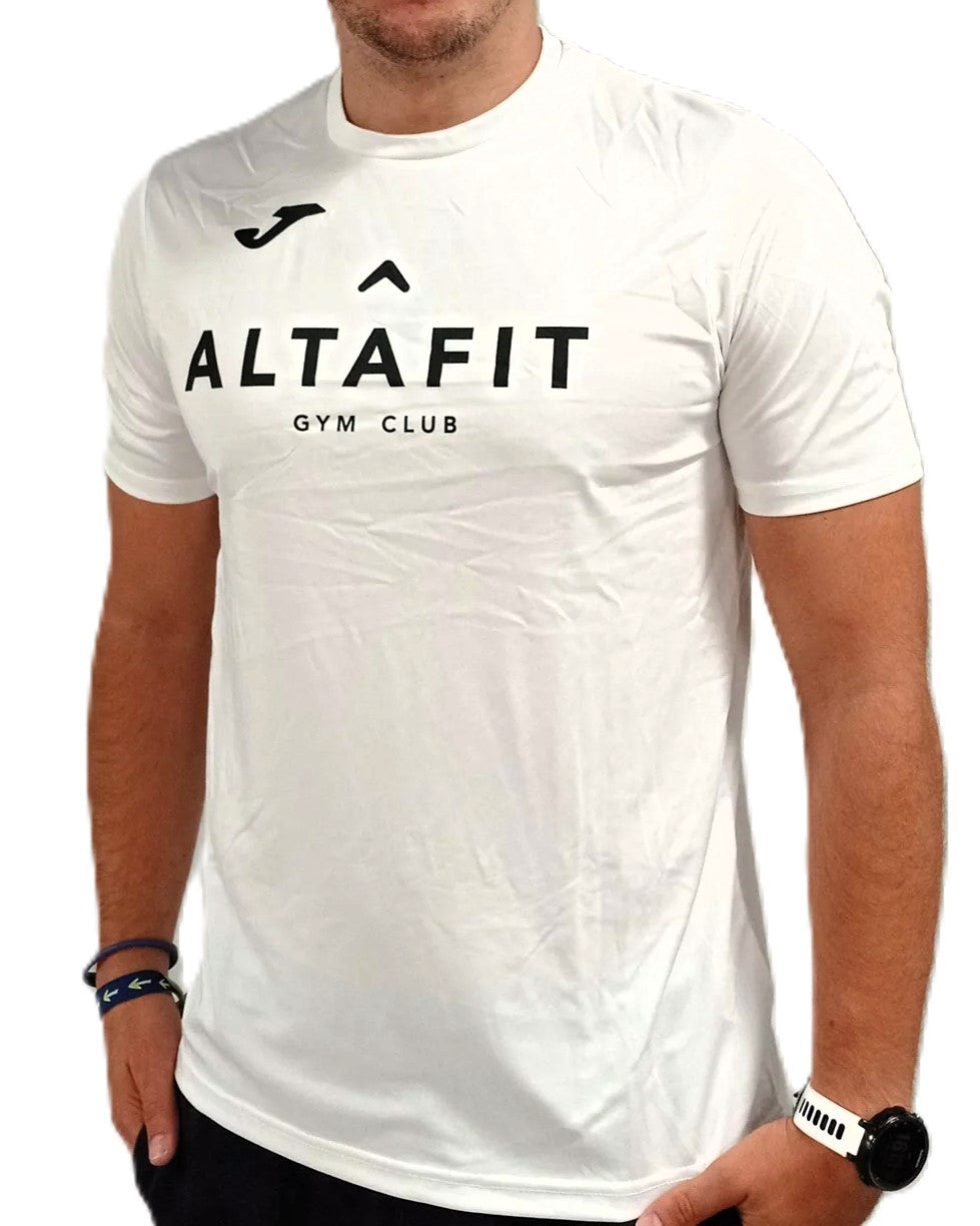 Camiseta Hombre con mangas ALTAFIT Blanco