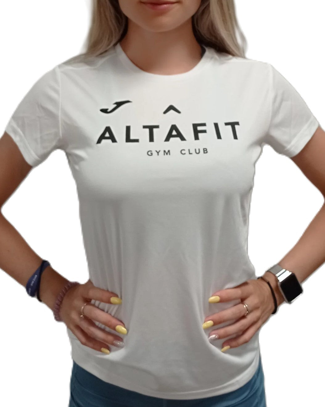 Camiseta Mujer con mangas ALTAFIT Blanco