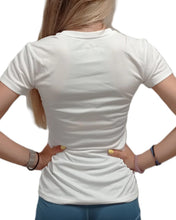 Cargar imagen en el visor de la galería, Camiseta Mujer con mangas ALTAFIT Blanco
